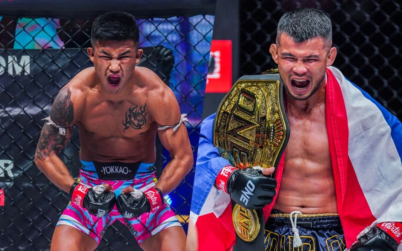 (left) Rodtang &#039;has a heart of a lion&#039; according to (right) Nong-O Gaiyanghadao [Credit: ONE Championship]