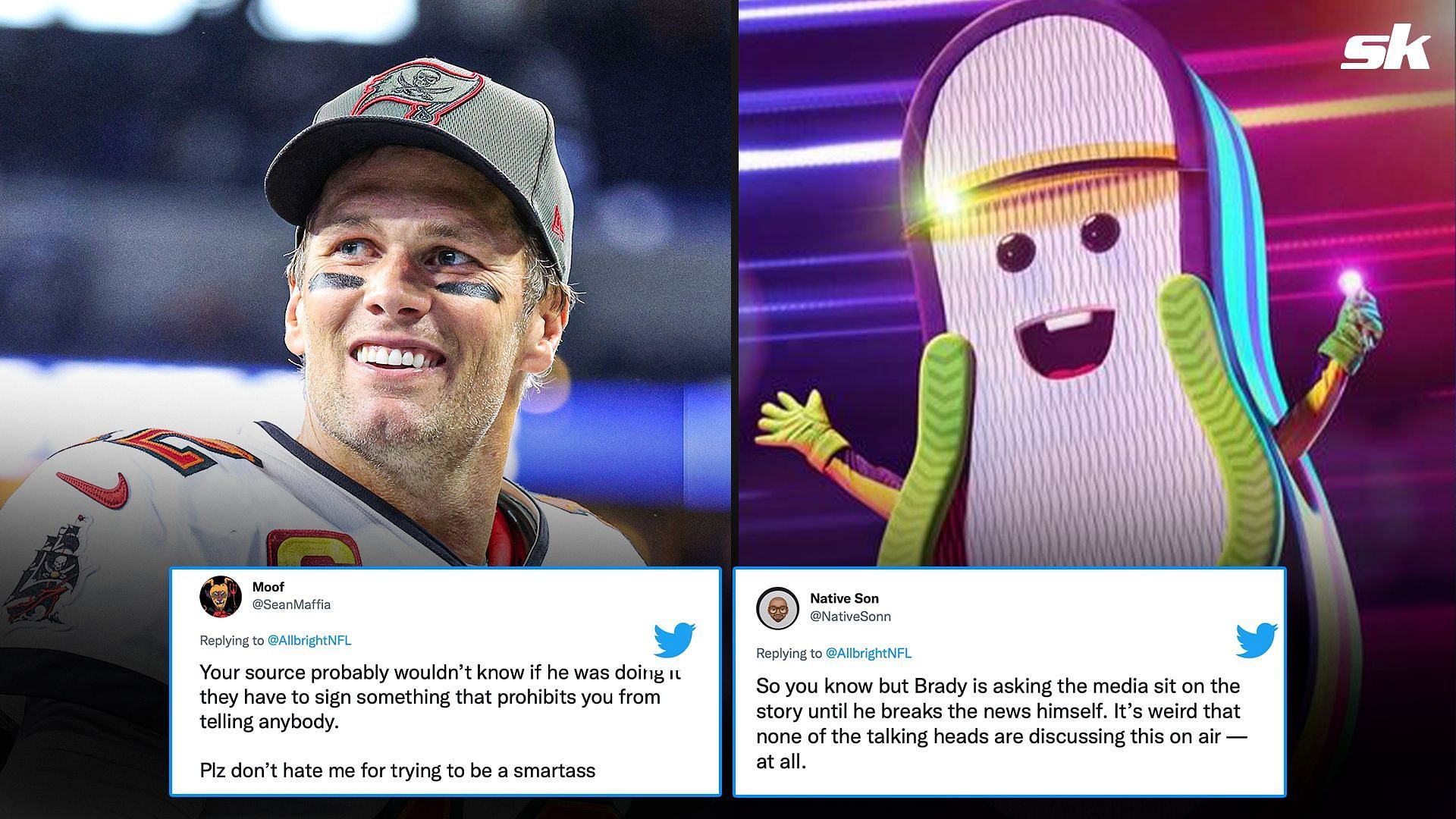 Tom Brady 'wasn't on The Masked Singer;' QB responds to rumors that he left  Bucs to do reality show 