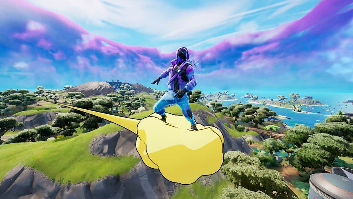 The Nimbus Cloud is for transportation (Image via Epic Games)