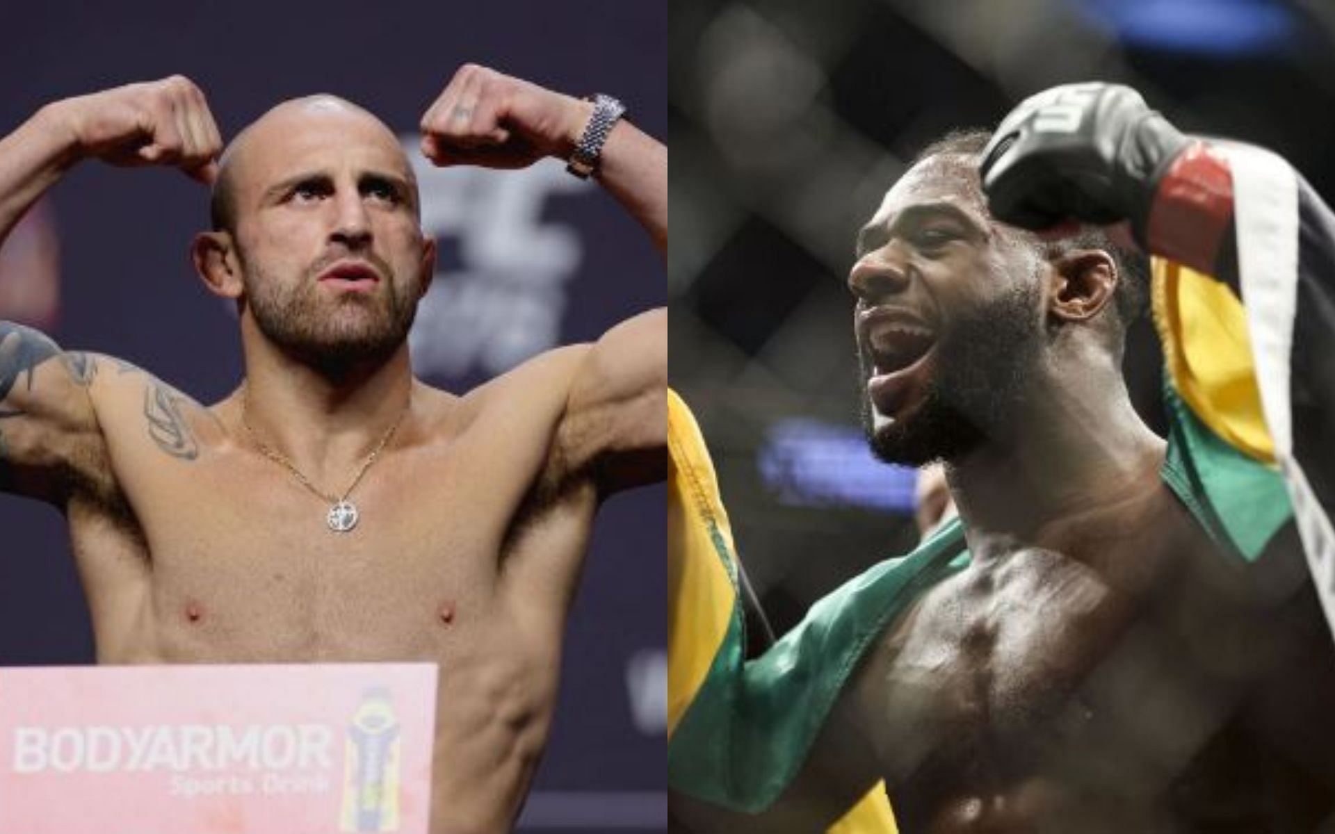 Alexander Volkanovski (left) and Aljamain Sterling (right) [Image credits: Getty]