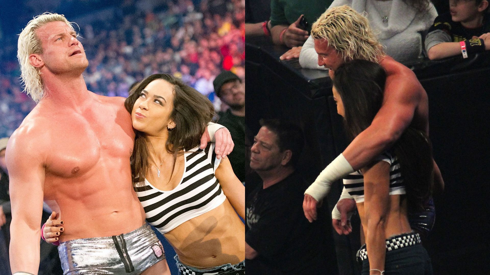 10 men/women former WWE Superstar AJ Lee has been romantically linked with  in real life
