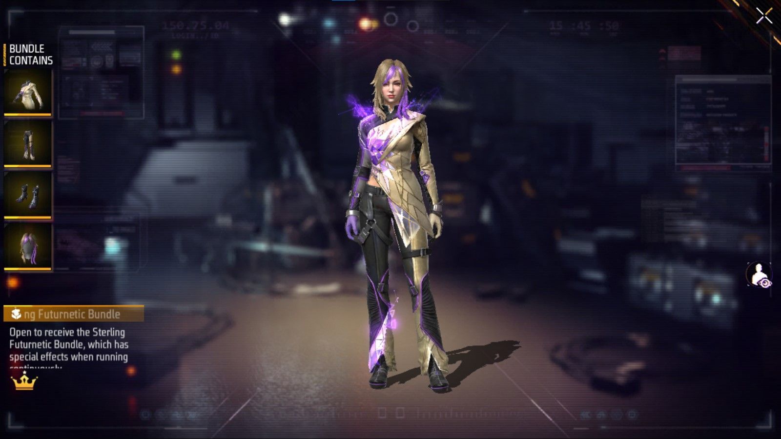 New free female bundle in FF MAX (Image via Garena)