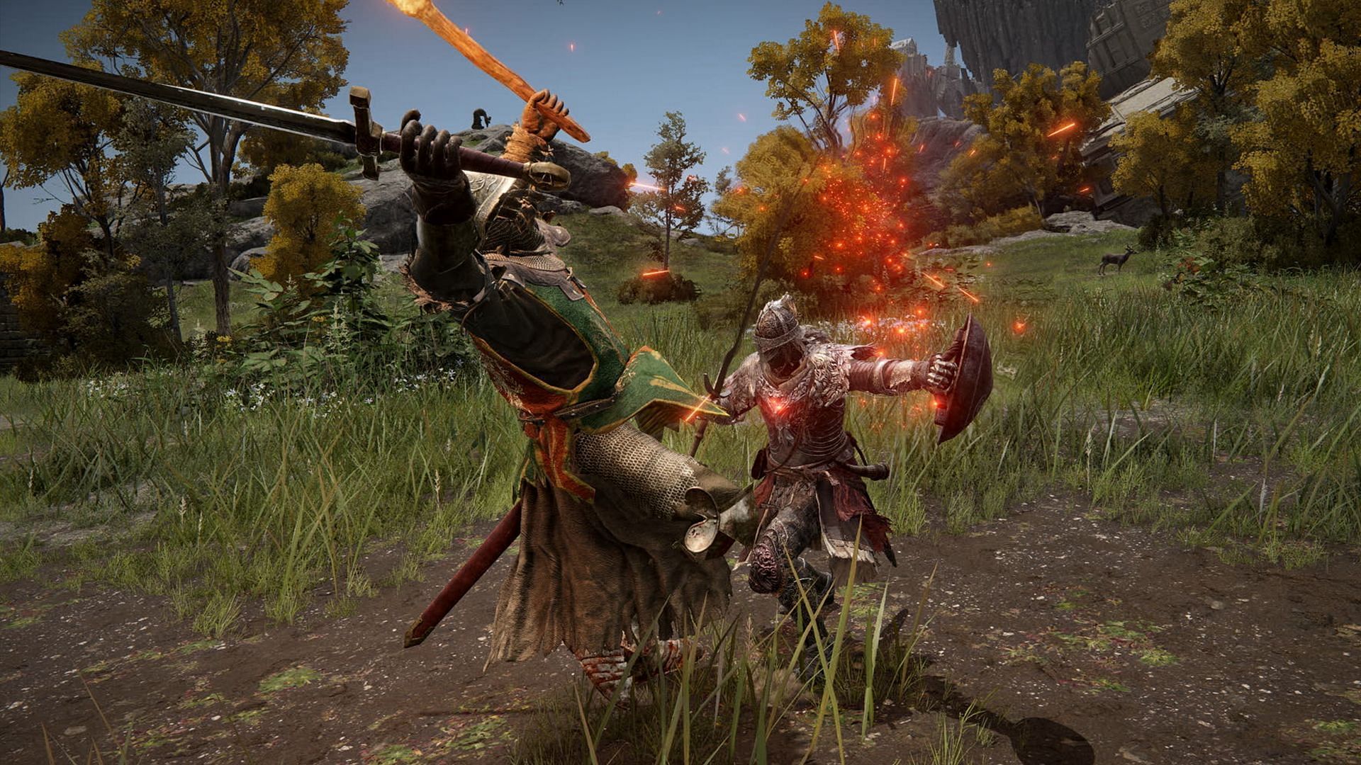 Parrying is an essential element of modern third-person melee combat (Image via FromSoftware)