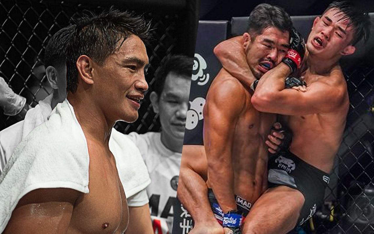 Eduard Folayang (left) believes Ok Rae Yoon deserves to hold the world title. [Photos ONE Championship]