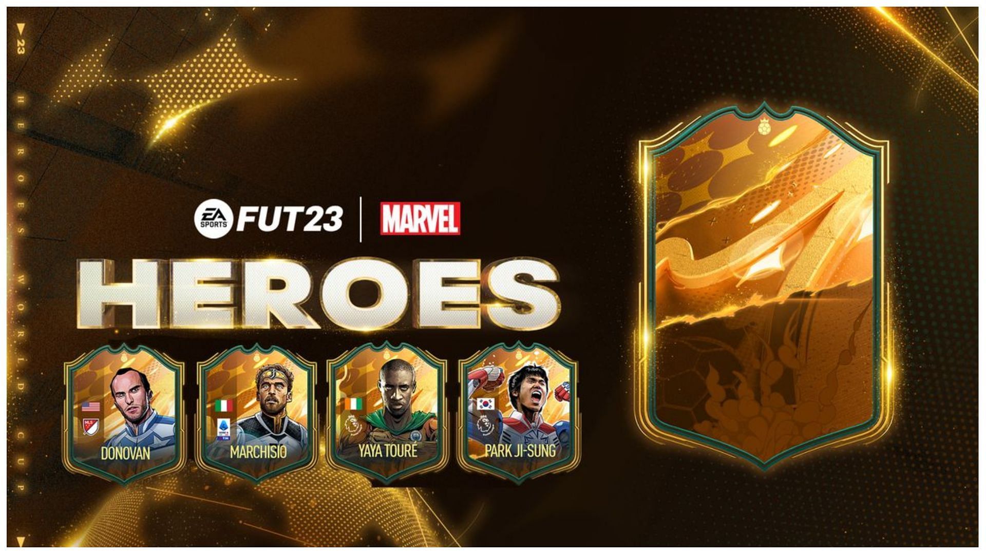 EA and Marvel are teaming up to provide a creative take on FUT Heroes for FIFA 23 (Image via EA Sports)
