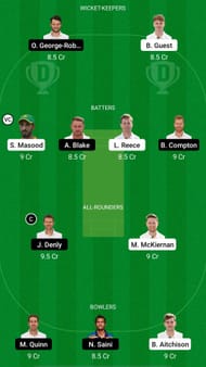 DER vs KET Dream11 Prediction - English Domestic One-Day Cup