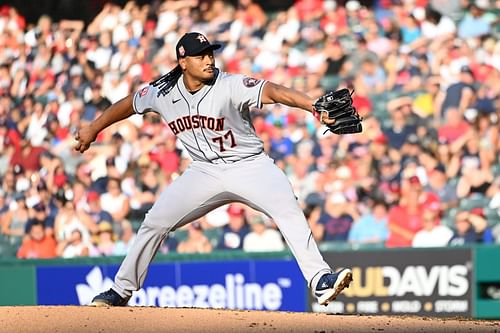 Luis Garcia of the Astros goes for win #9 on Friday.