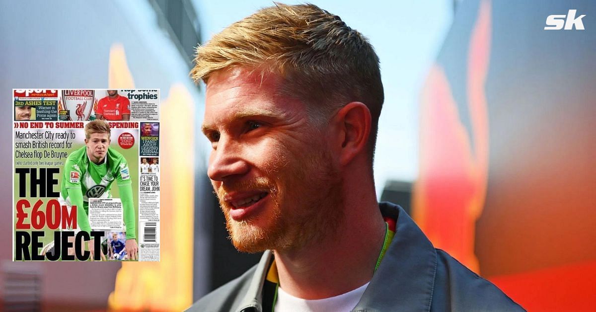 Kevin De Bruyne makes fun of Mirror headline on anniversay of Manchester City transfer