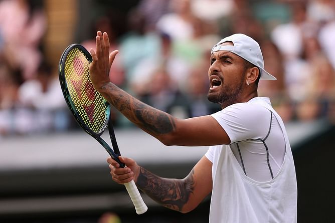 "Hahaha that whole family are babies" - Nick Kyrgios reacts to criticism made by former NBL star Steve Carfino following Celebrity All-Star game