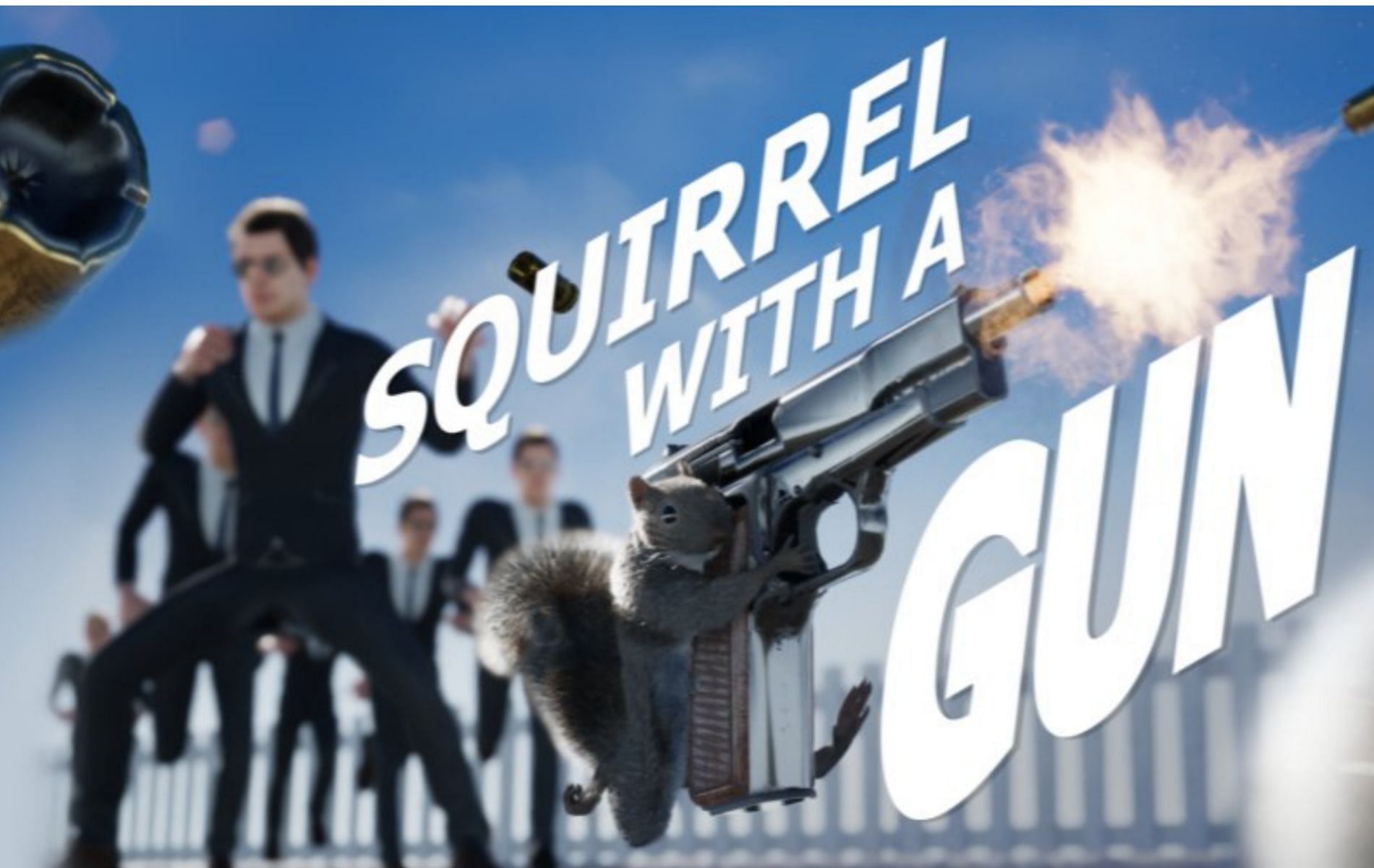 Quite literally a squirrel with a gun (Image via Dan DeEntremont)