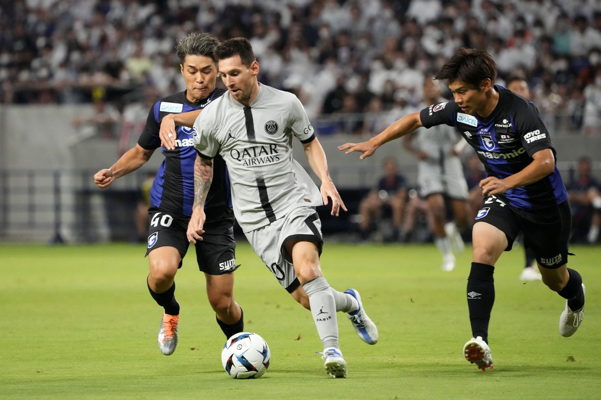 Gamba Osaka lost to PSG in a friendly last Monday.