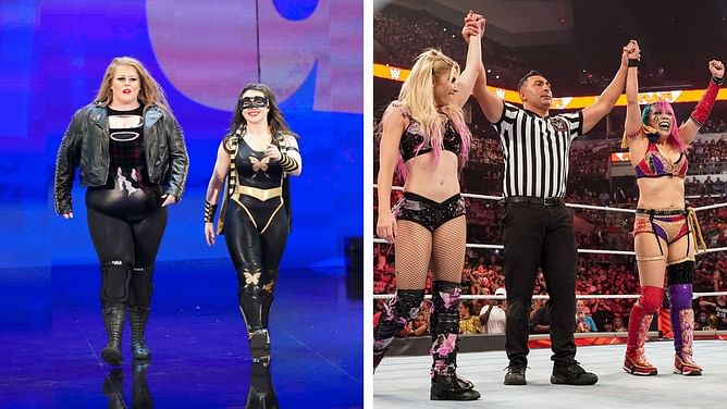 Upset victory, new stable attacks - 5 possible finishes for Alexa Bliss & Asuka vs. Nikki A.S.H. and Doudrop on WWE RAW