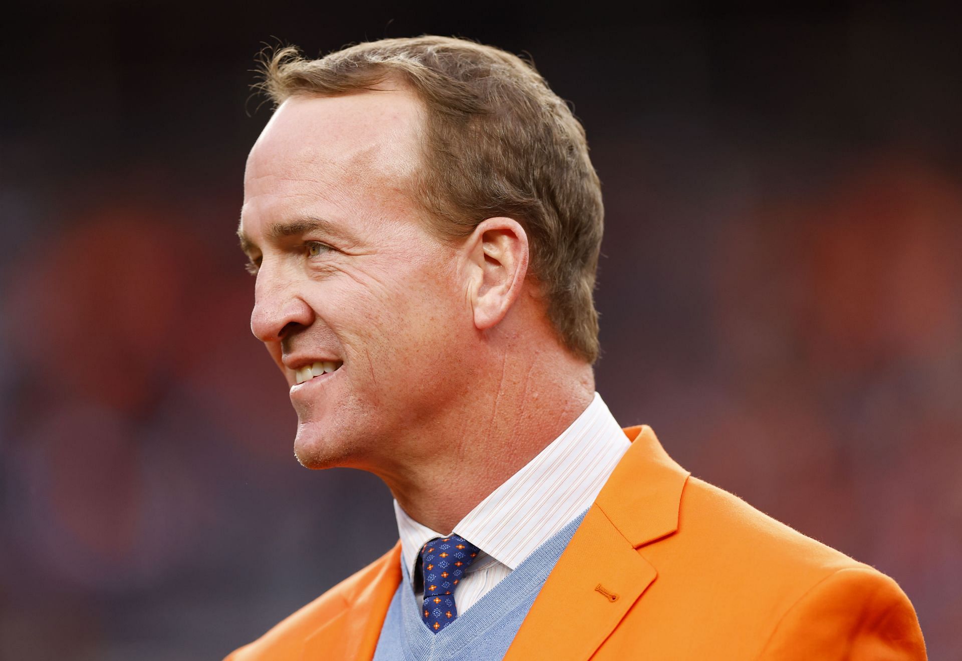 Peyton Manning at a Washington Football Team v Denver Broncos game