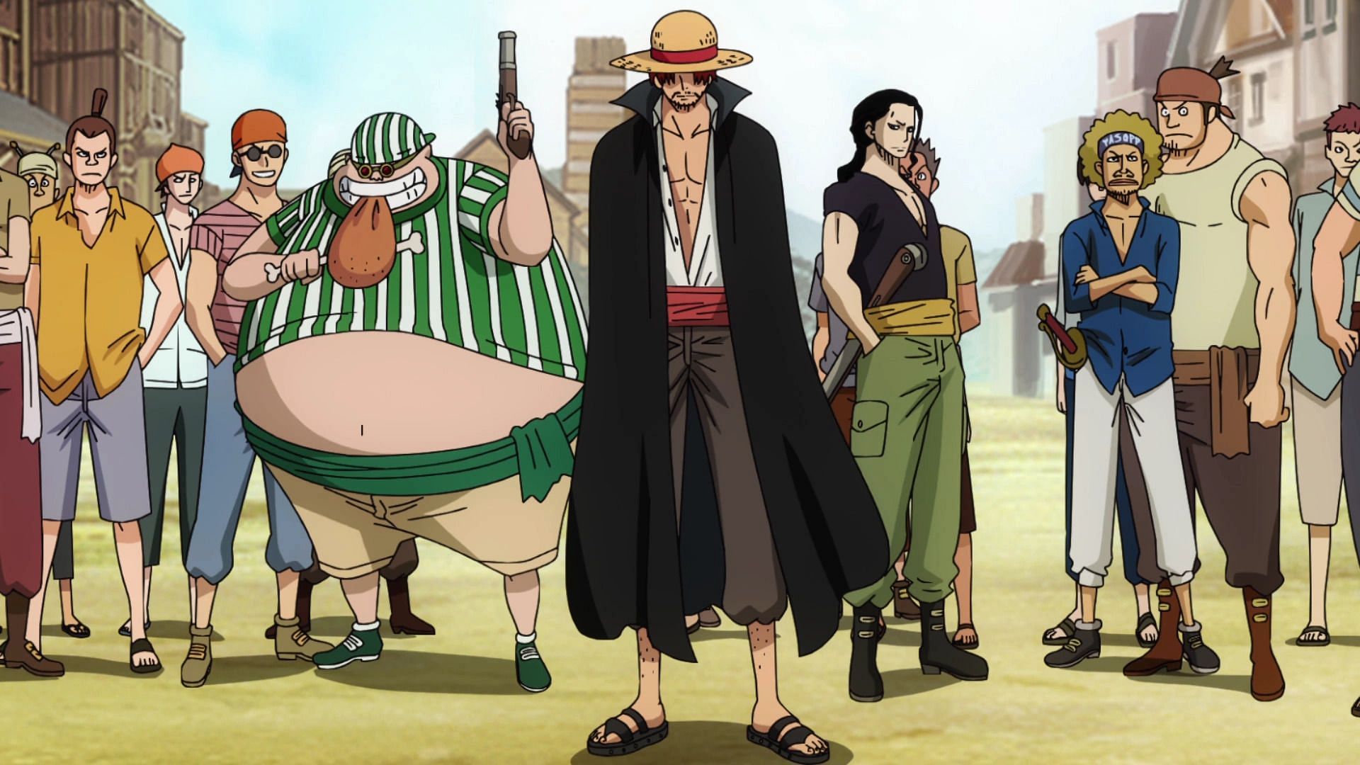 The Red Hair Pirates crew (Image via Toei Animation)