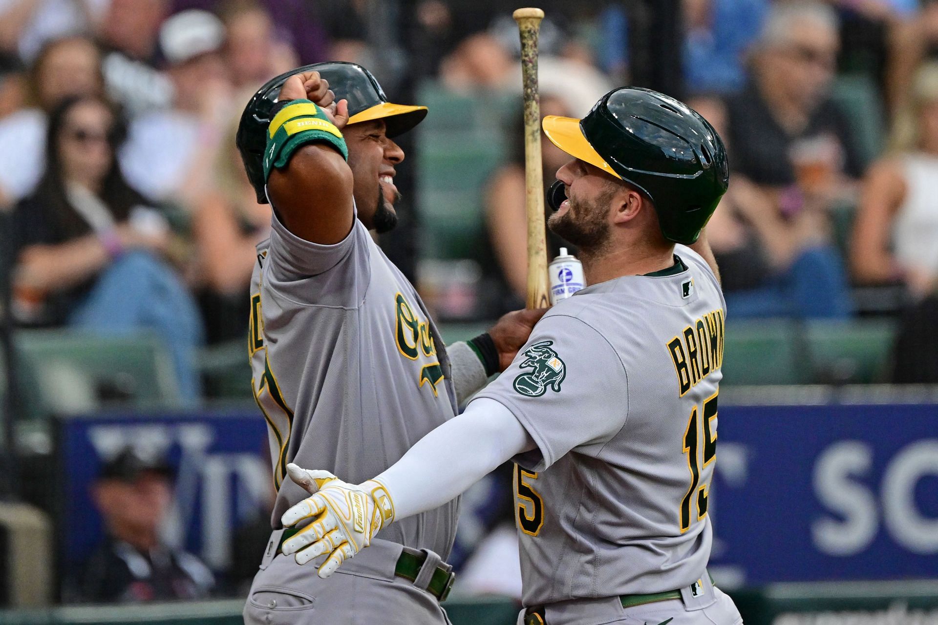 Seth Brown leads the A's with 17 dingers.