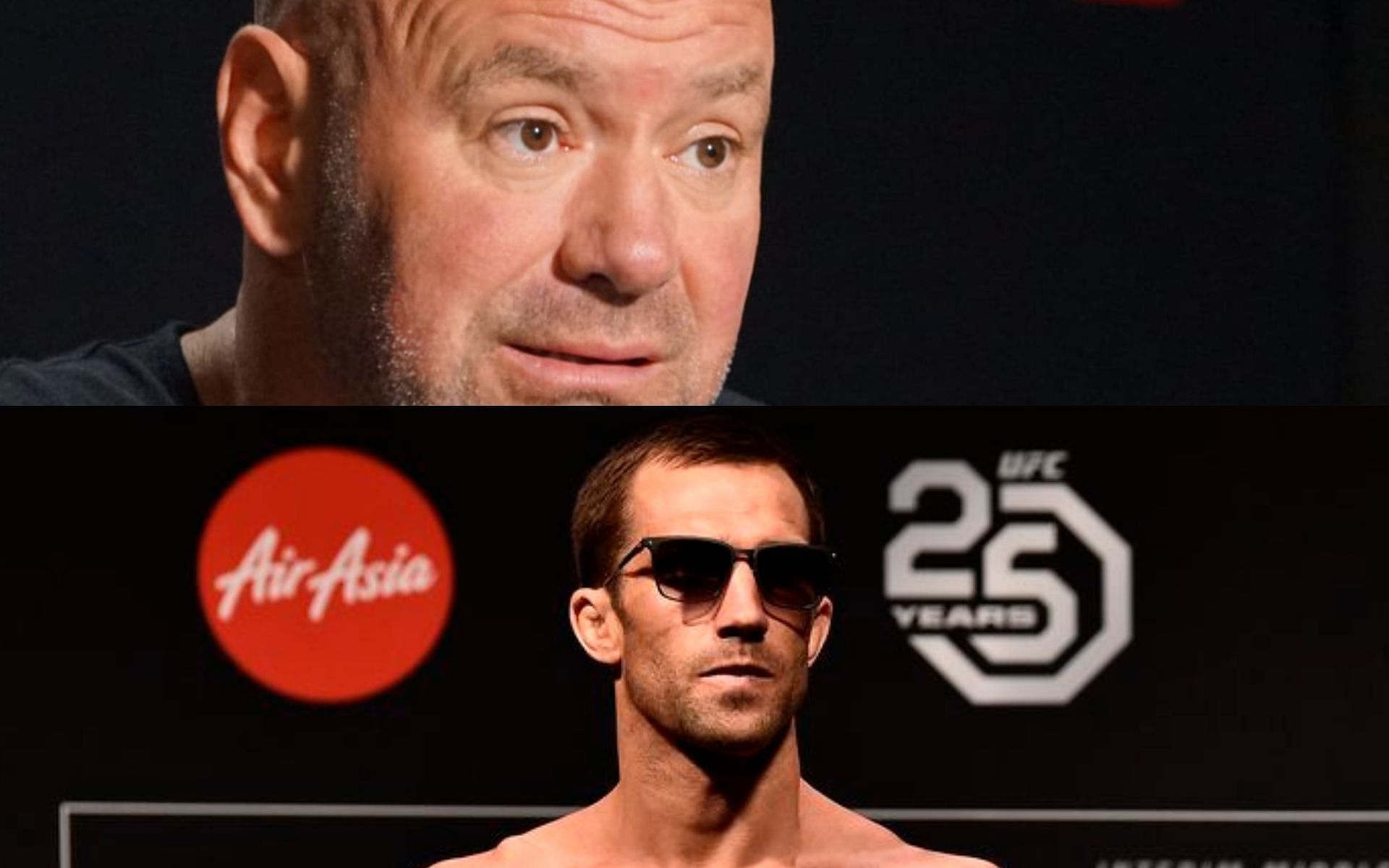 Dana White (Above) and Luke Rockhold (Below) [Image Courtesy: @lukerockhold and @danawhite on Instagram]