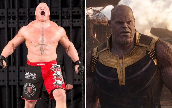 Former WWE Superstar names Brock Lesnar as 'Thanos' of professional wrestling