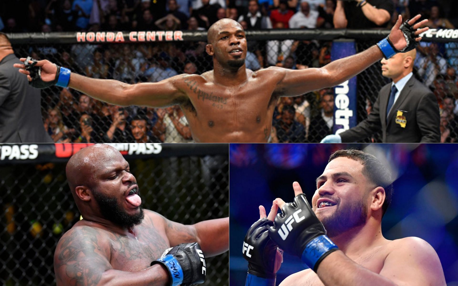 Derrick Lewis and Tai Tuivasa could find themselves in trouble in a fight with Jon Jones