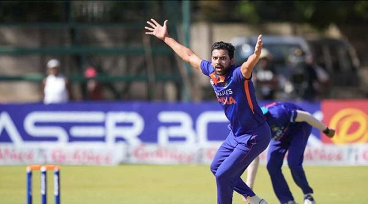 Deepak Chahar delivered a Man-of-the-Match performance in the first ODI on Thursday. (P.C.:Twitter)