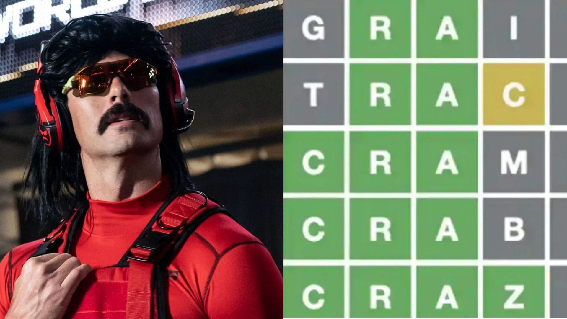 Dr Disrespect suggests a fix for Wordle (Image via Sportskeeda)