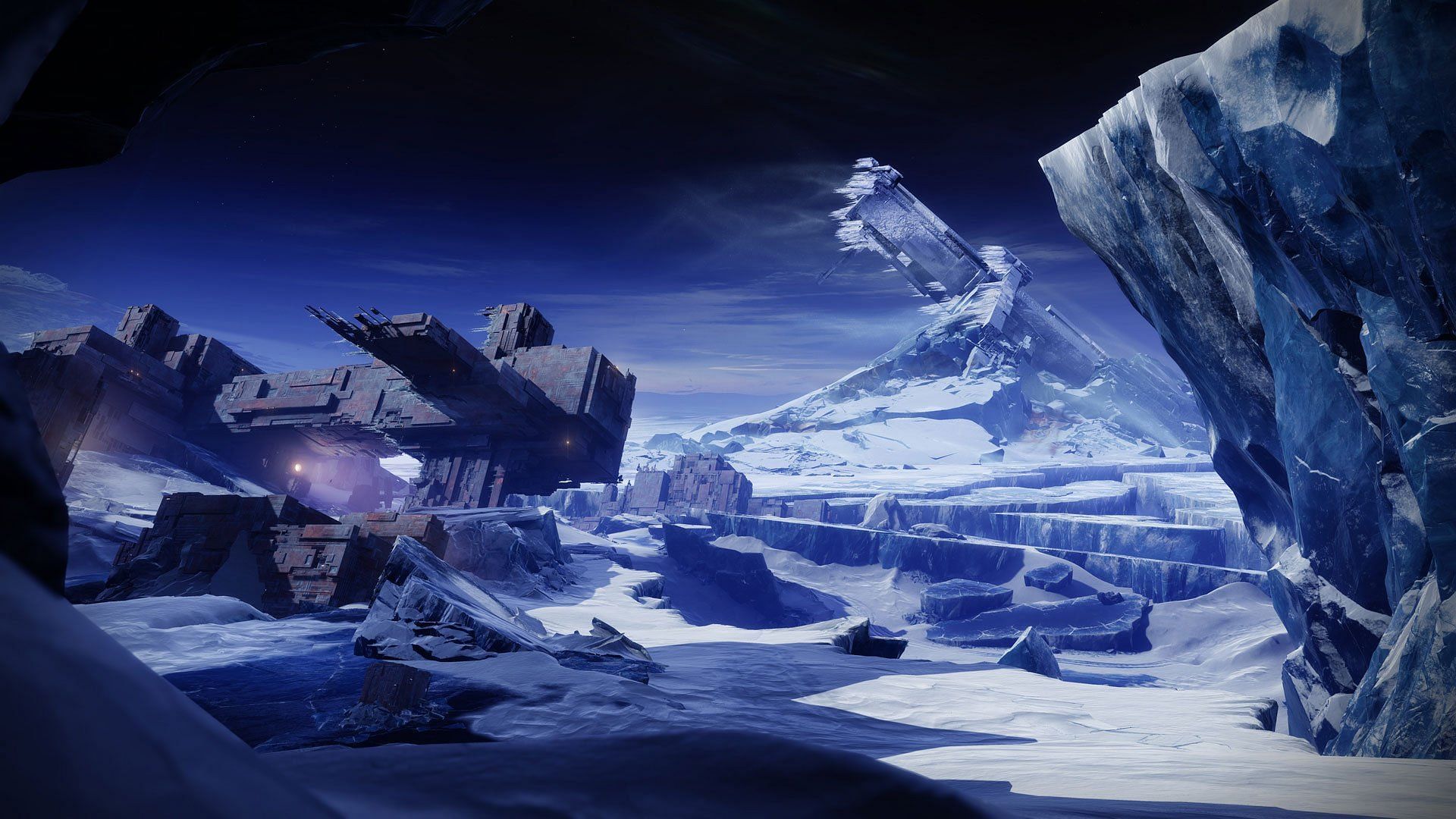 Destiny 2 Beyond Light location, Europa (Image via Bungie)