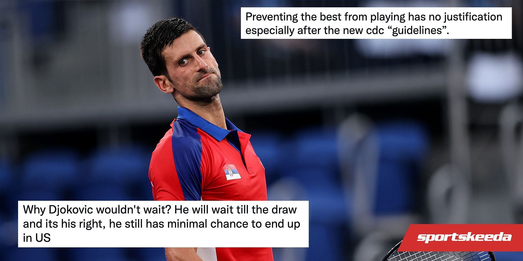 Novak Djokovic is preparing for the US Open, regardless of his fate