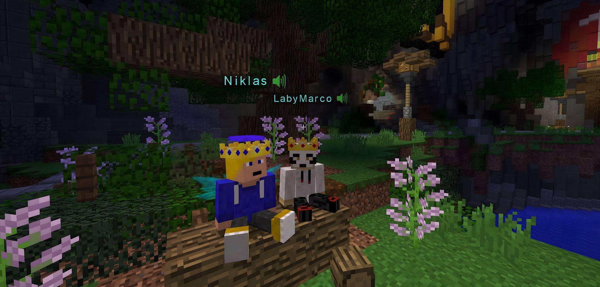 Proximity chat is a great new way to socialize on Minecraft servers (Image via Labymod)