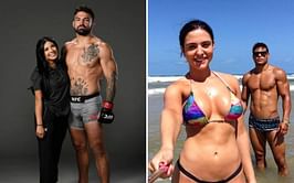 "Worked for Mike Perry" - Fans react to Paulo Costa being represented by his girlfriend after parting ways with Wallid Ismail