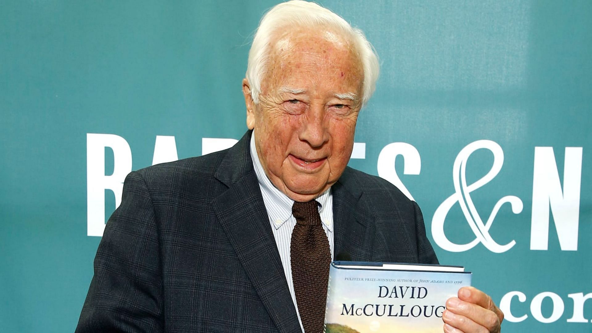 David McCullough received two Pulitzer Awards - one  for Truman, and another for John Adams. (Image via John Lamparski/Getty)