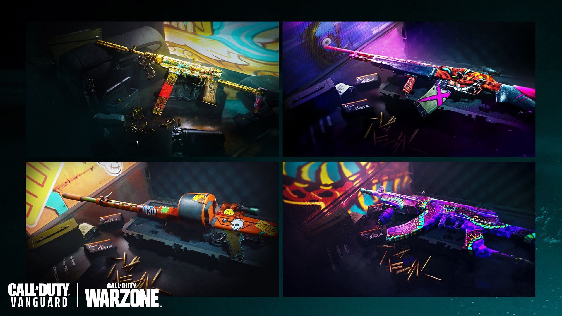 A look into the unlockable weapon skins with Call of Duty Season 5 Battle Pass (Image via Activision)