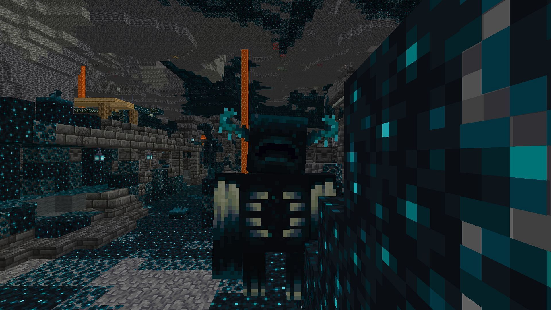 The Warden in Minecraft is one of the most powerful mobs in the game (Image via Mojang)