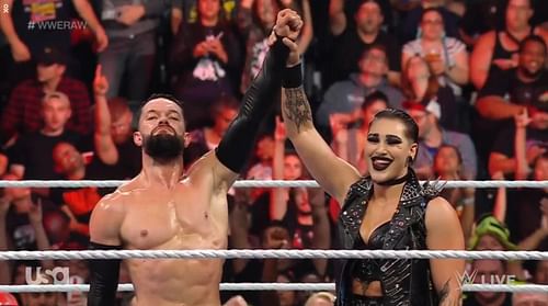 The Judgment Day's Finn Balor and Rhea Ripley