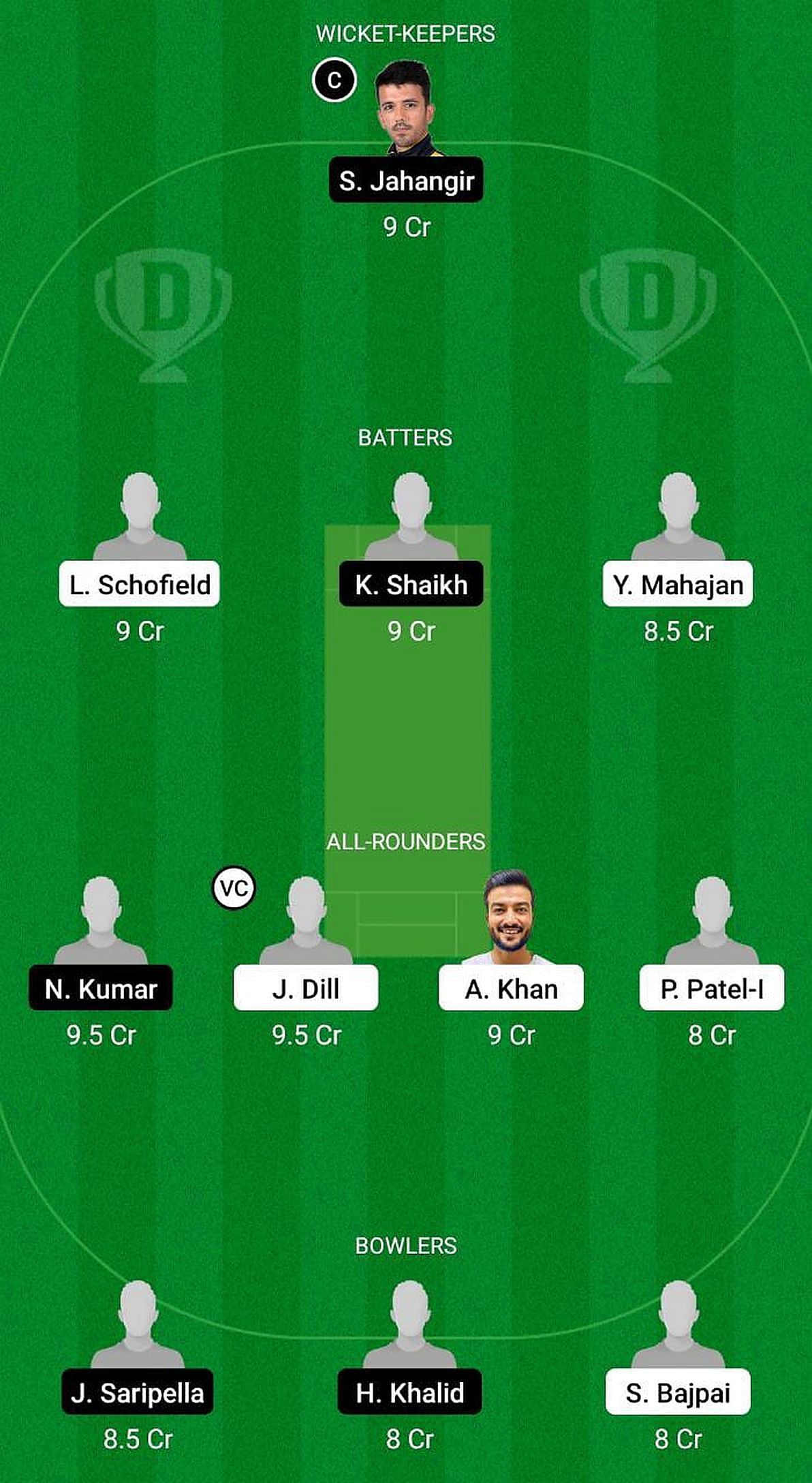 SLA vs LSA Fantasy Suggestion Team 2