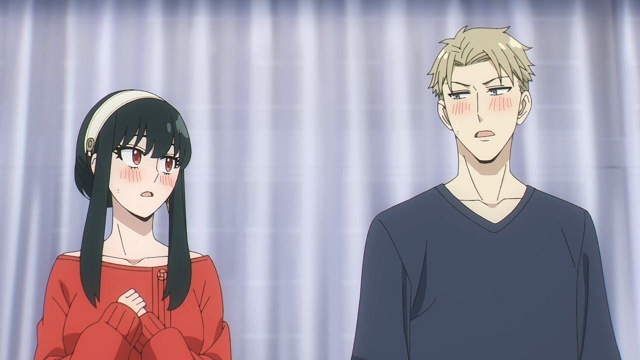 Yor (left) and Loid (right) as seen in the series&#039; anime (Image via WIT Studio, Cloverworks)