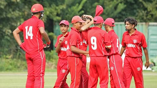 SIN vs DEN Dream11 ICC CWC Men's Challenge League A (Image Courtesy: ICC Cricket)