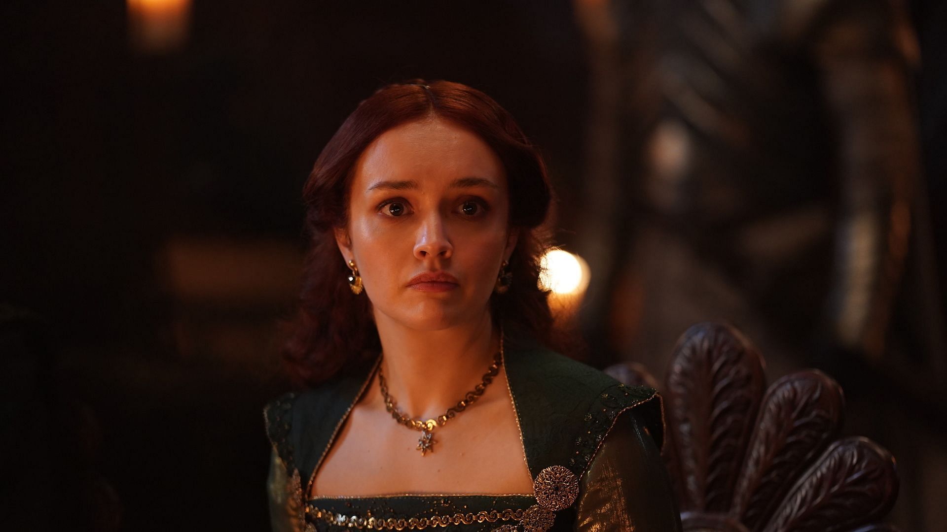 Olivia Cooke as Alicent Hightower in House of the Dragon (Image via IMDb)