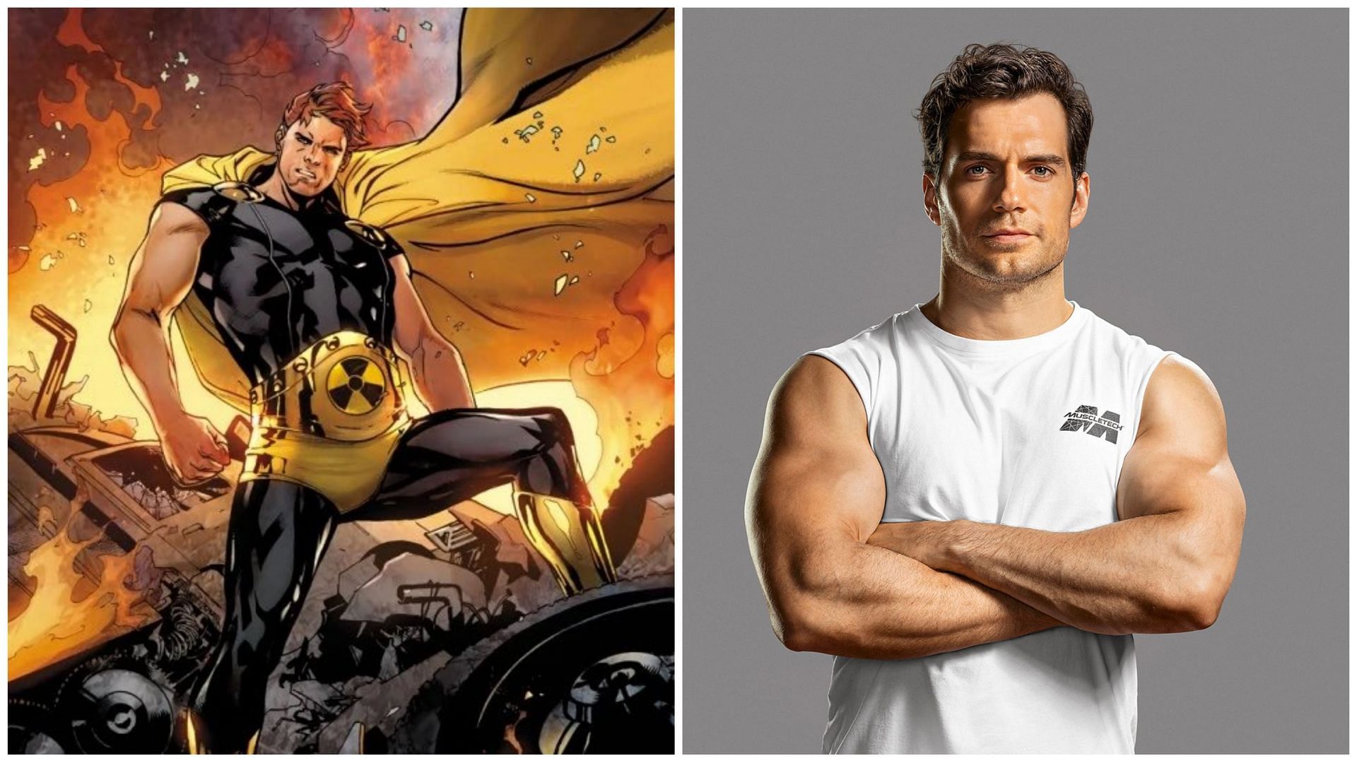 Henry cavill in the mcu at marvel plays sentry