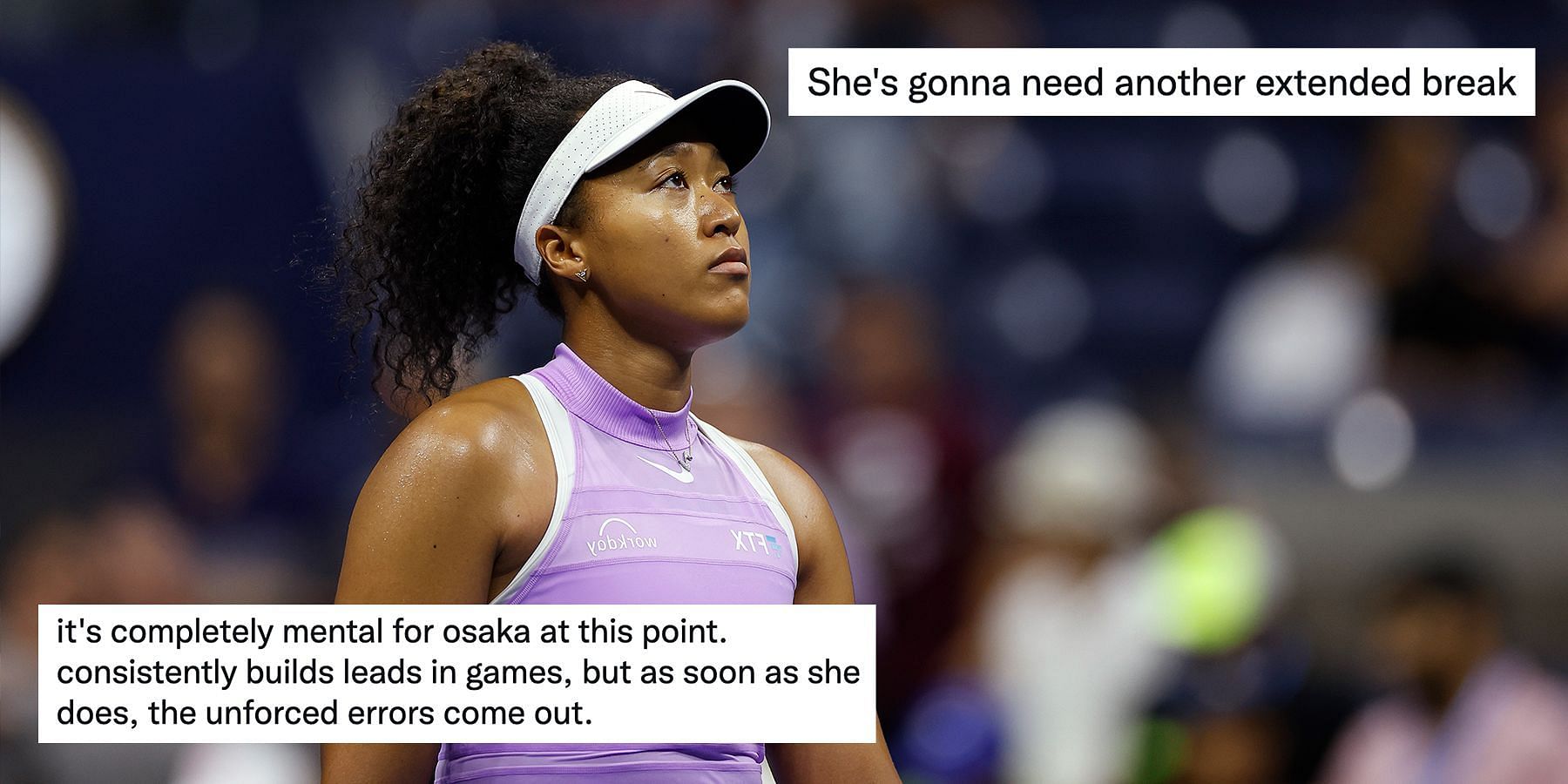 Naomi Osaka loses her opening match at the US Open