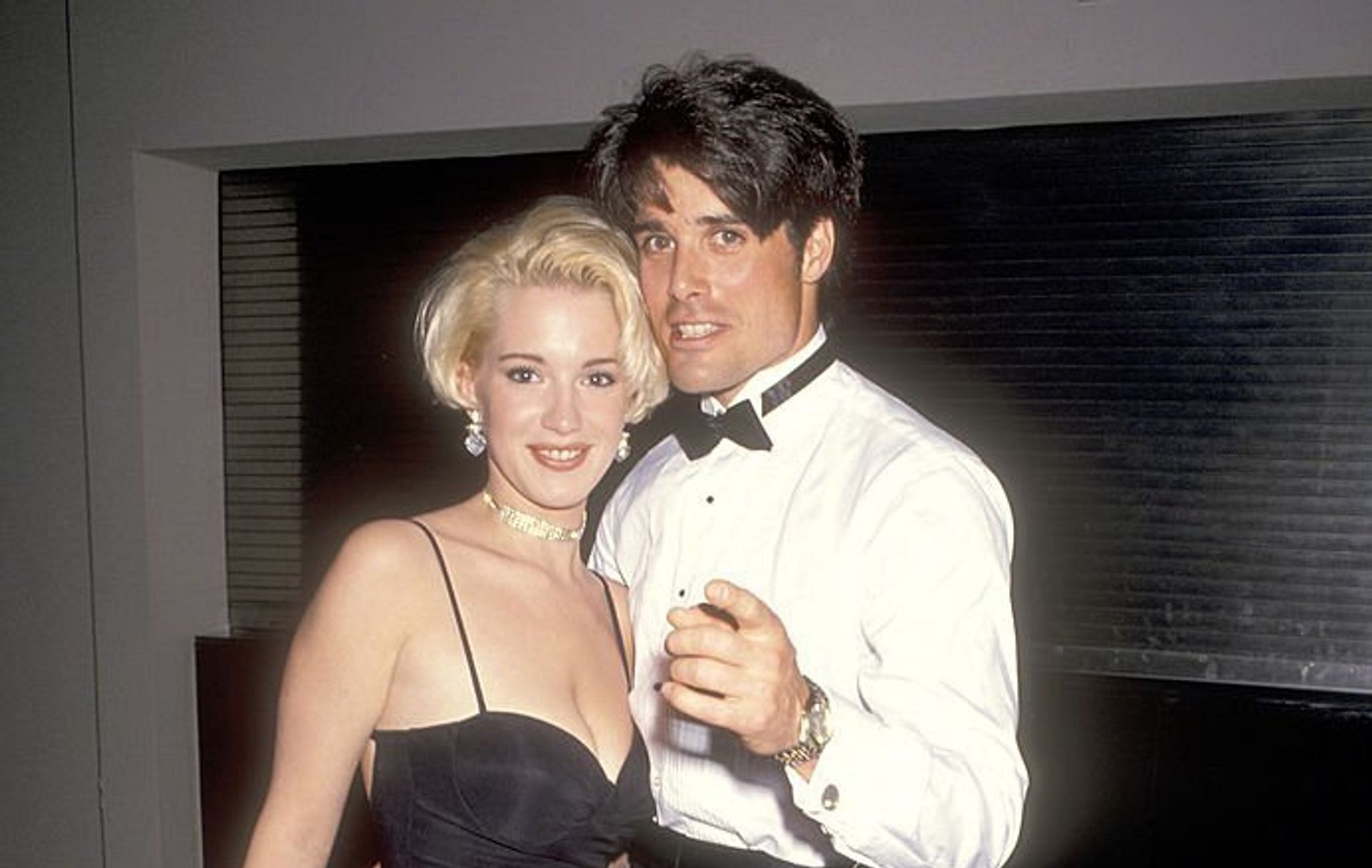 Robyn Griggs and Peter Barton attend the 20th Annual Daytime Emmy Awards (Image via Ron Galella, Ltd./Getty Images)