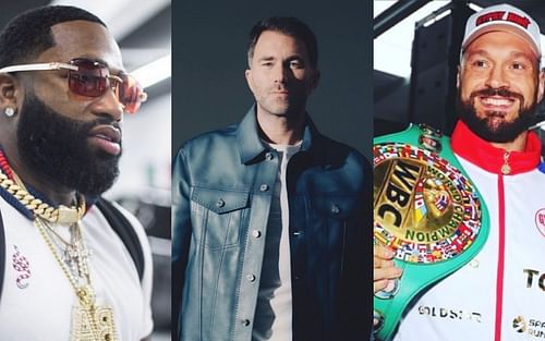 Adrien Broner (@adrienbroner), Eddie Hearn (@eddiehearn), Tyson Fury (@tysonfury) [images courtesy of Instagram]