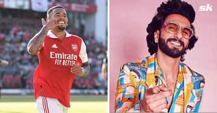 “Is he the answer for Arsenal?? I’ve always bet on it” – Bollywood star Ranveer Singh reacts to stunning first half display from Gabriel Jesus against Leicester