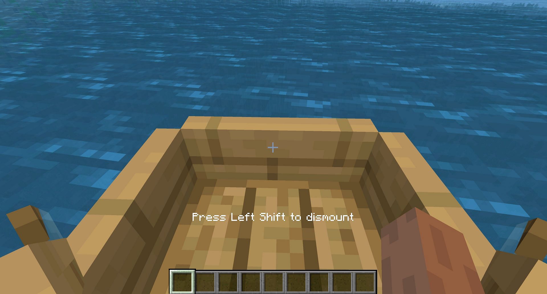 Ships are another easy resource to craft in Minecraft (Image via Mojang)