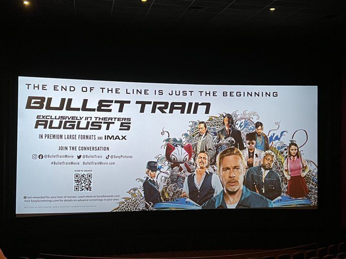 "Quentin Tarantino at 200 mph" Brad Pitt's Bullet Train rakes in early