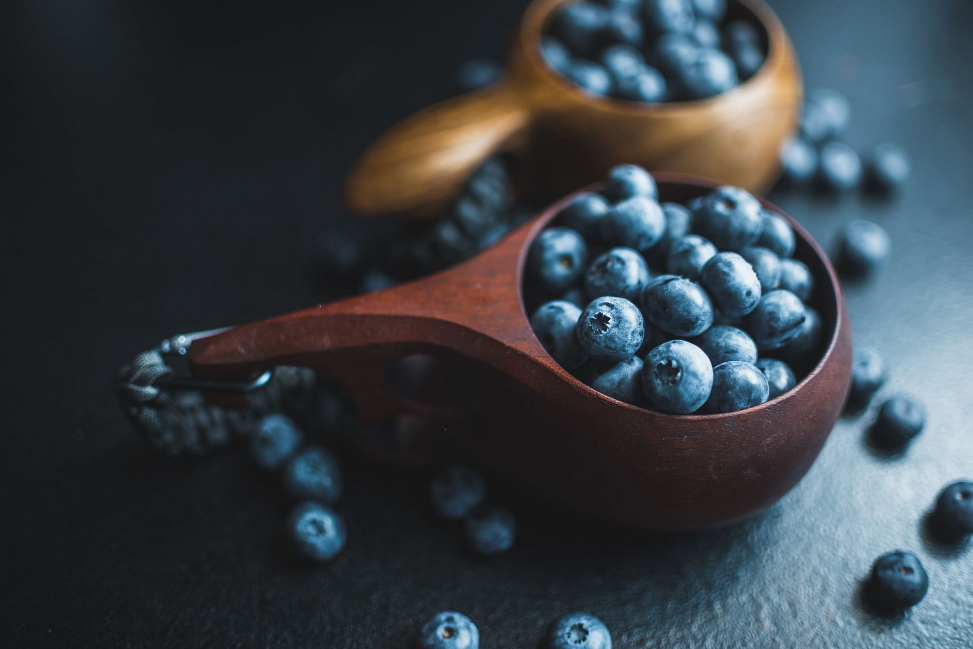 Blueberries are abundant in antioxidants, fibers and Vitamins K and C. (Image via Unsplash/ Daniil Silantev)