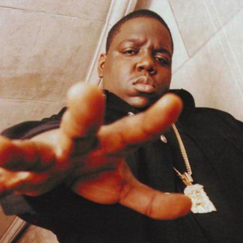 Christopher &quot;Notorious B.I.G.&quot; Wallace (Image via @Candidate__Bot/Twitter)