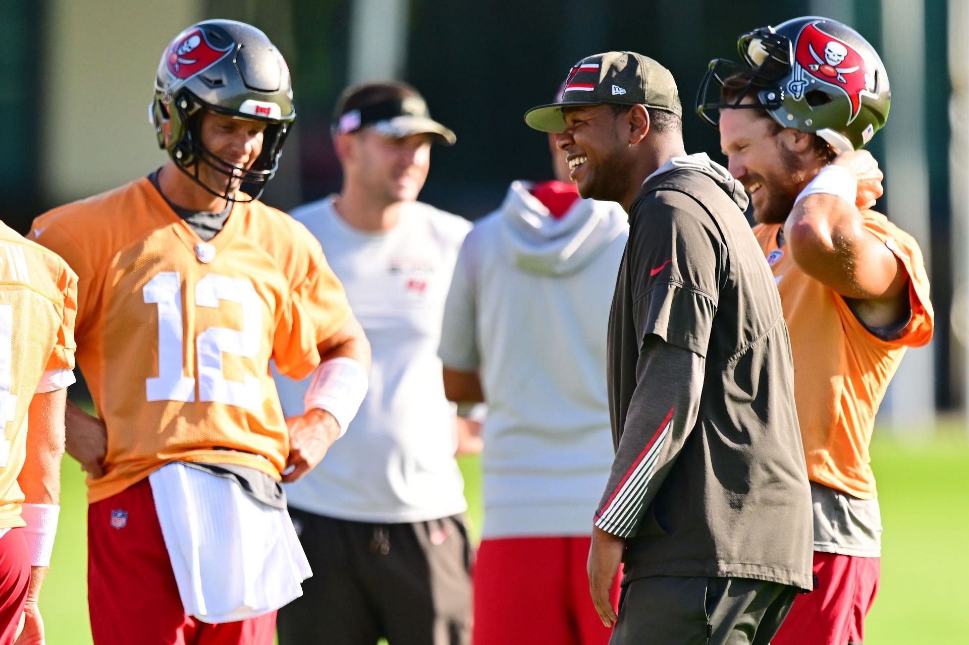 Tom Brady (left) will be taking time away from Tampa Bay Buccaneers.