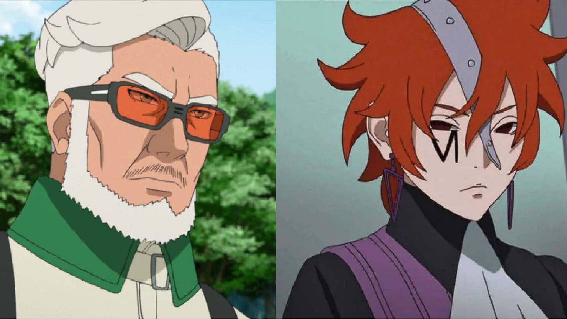 Amado and Code in the Boruto anime (Image via Masashi Kishimoto/Studio Pierrot)