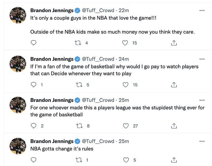 Former NBA Player Brandon Jennings Blames LeBron James & Chris Paul for  Hurting the League -  Official Blog