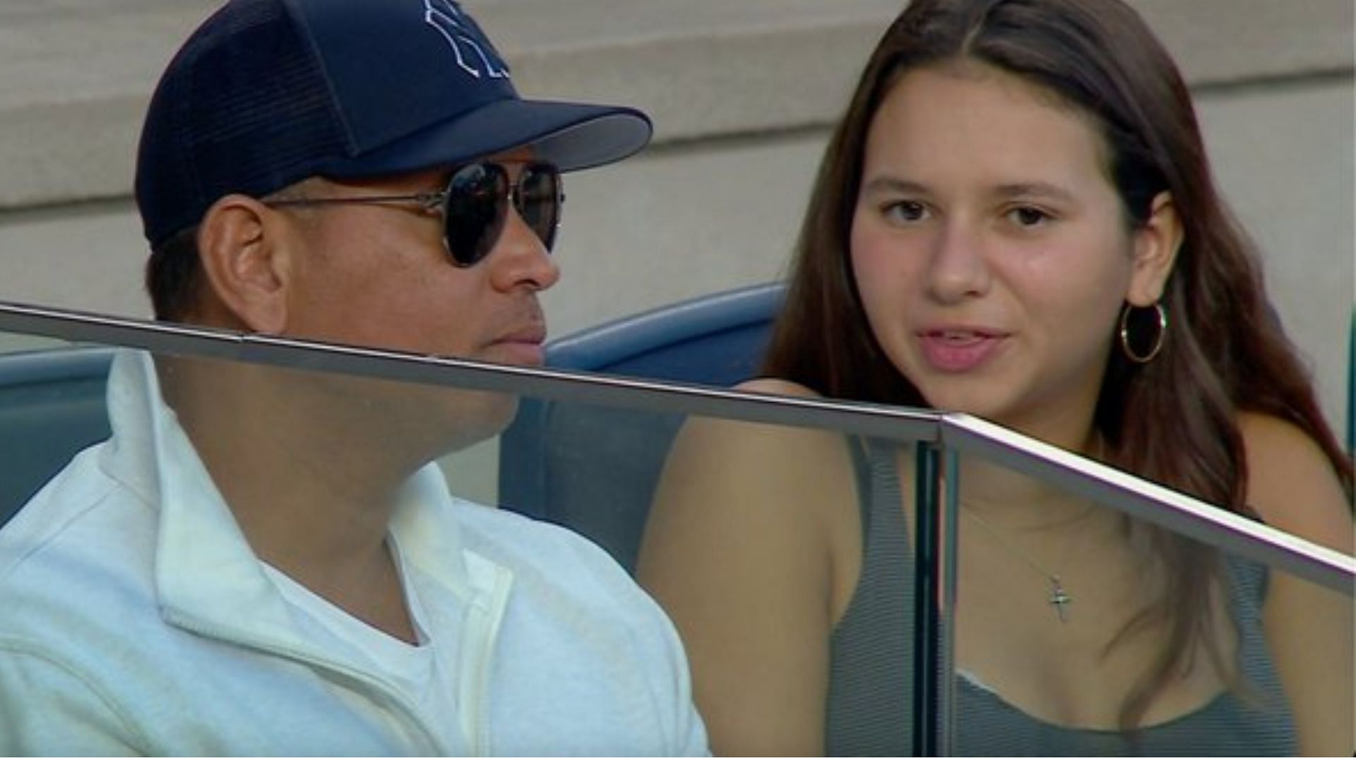 Alex Rodriguez with his elder daughter Natasha; Alex Rodriguez posted IG stories of Natasha in the Bronx.