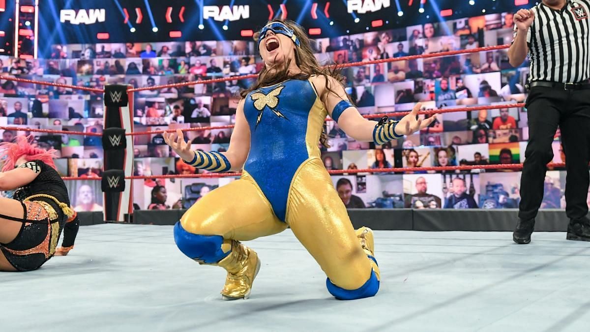 Nikki has introduced a new wrestling attire 
